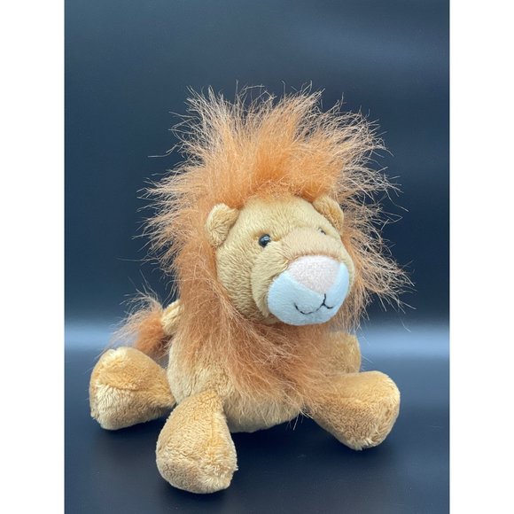 Mary Meyer Lion  6" Small Tan Stuffed Plush Safari Jungle Cat Soft Toy - Picture 1 of 9